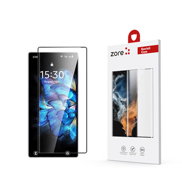 Galaxy S25 Ultra Zore Etnaa Glass Screen Protector Black 