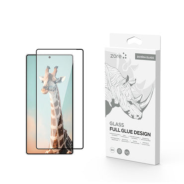 Galaxy S25 Ultra Zore Rika Premium Tempered Glass Screen Protector Black 