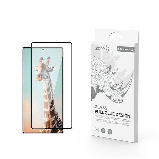 Galaxy S25 Ultra Zore Rika Premium Tempered Glass Screen Protector Black 