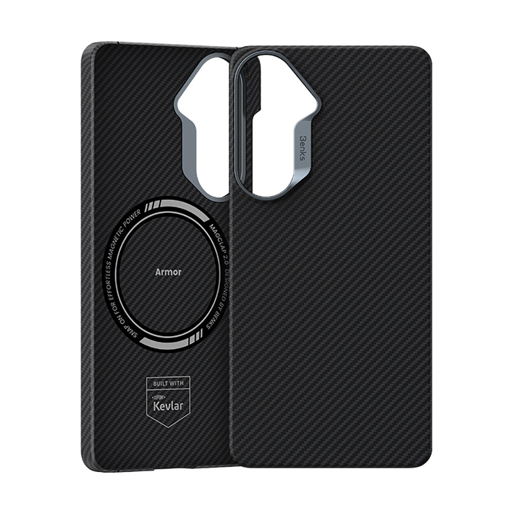 Galaxy S26 Plus Kılıf Benks M-safe Şarj Özellikli Magnetik ArmorAir 600D Kevlar Fiber Kapak
