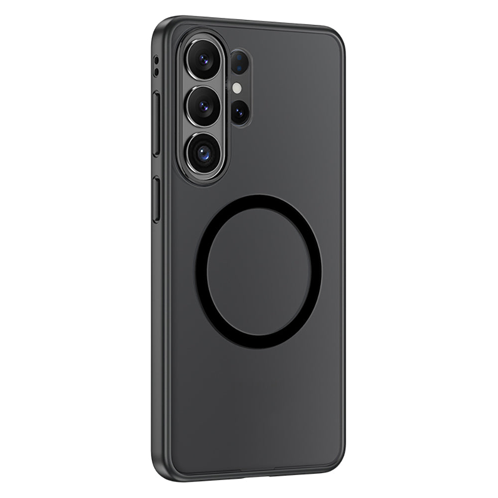 Galaxy S26 Ultra Kılıf M-safe Şarj Özellikli Mat Arka Yüzey Wlons Lola Kapak