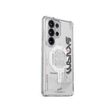 Galaxy S26 Ultra Kılıf M-safe Şarj Özellikli Yazı Desenli Airbag Tasarımlı Skinarma Sonix Kapak