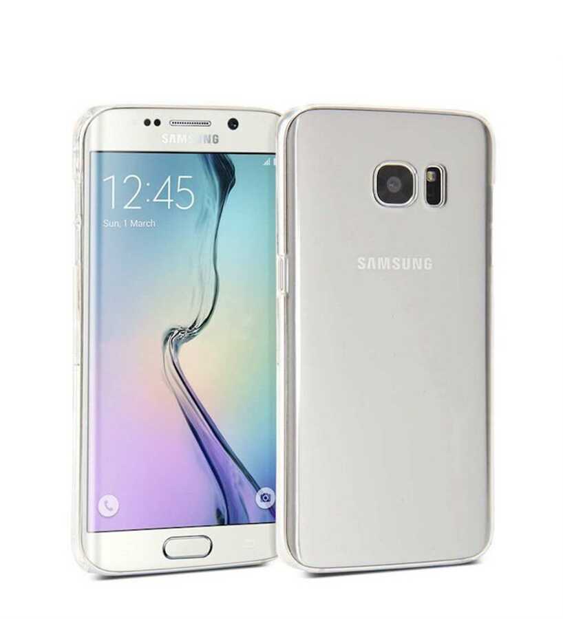 Galaxy S6 Edge Kılıf Zore Süper Silikon Kapak