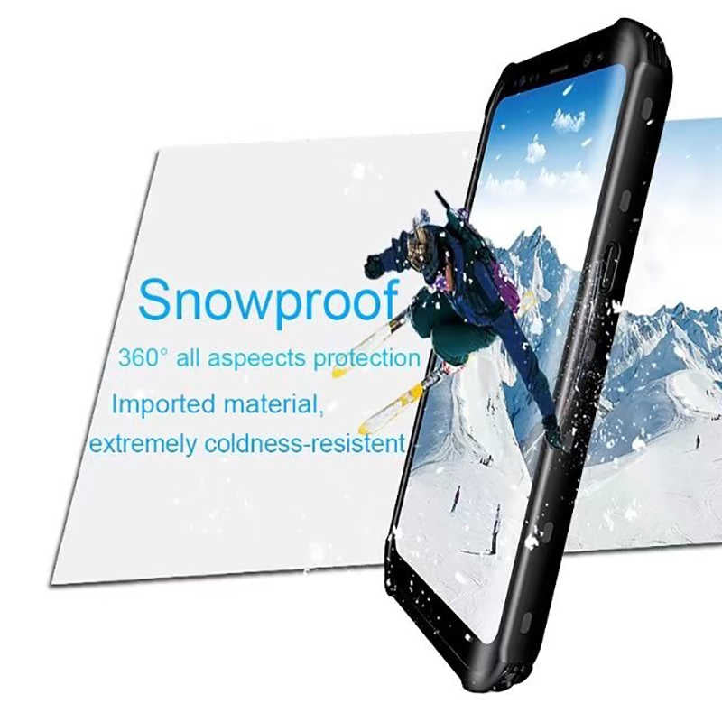 Galaxy S8 Plus Case 1-1 Waterproof Case Black