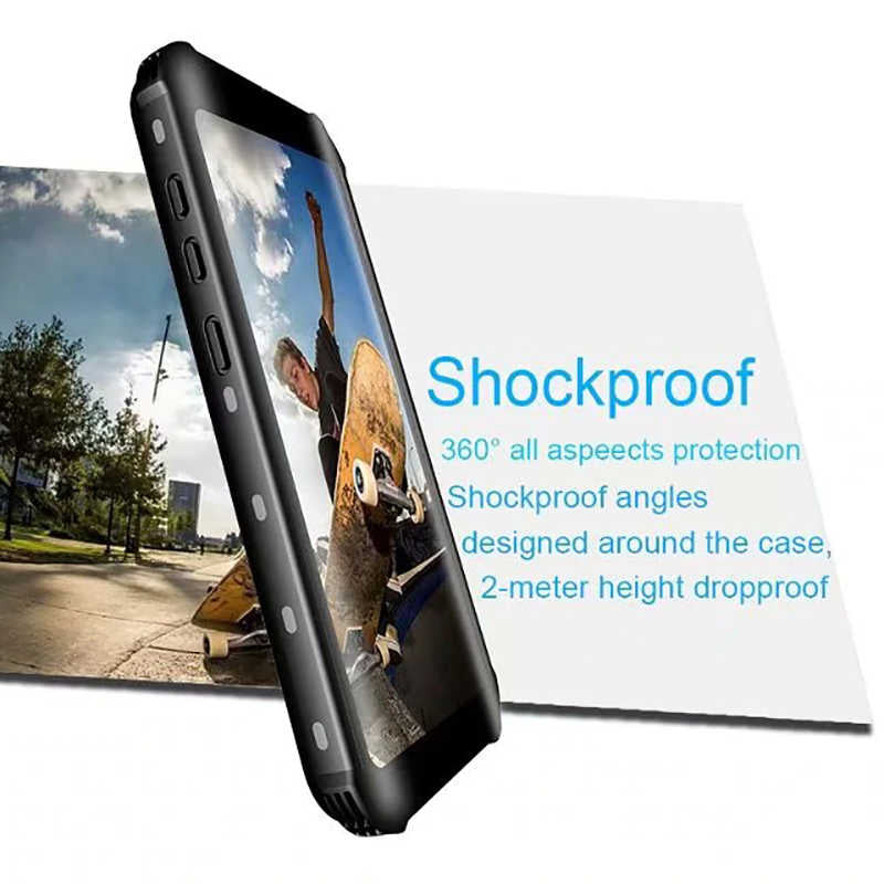 Galaxy S8 Plus Case 1-1 Waterproof Case Black