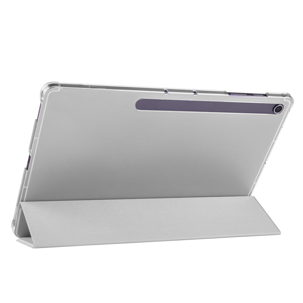 Galaxy Tab S10 FE Plus Zore Smart Cover with Pen Compartment and Stand 1-in-1 Case Lilac