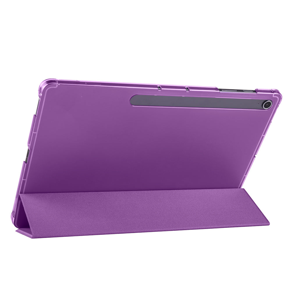 Galaxy Tab S10 FE Plus Zore Smart Cover with Pen Compartment and Stand 1-in-1 Case Navy Blue