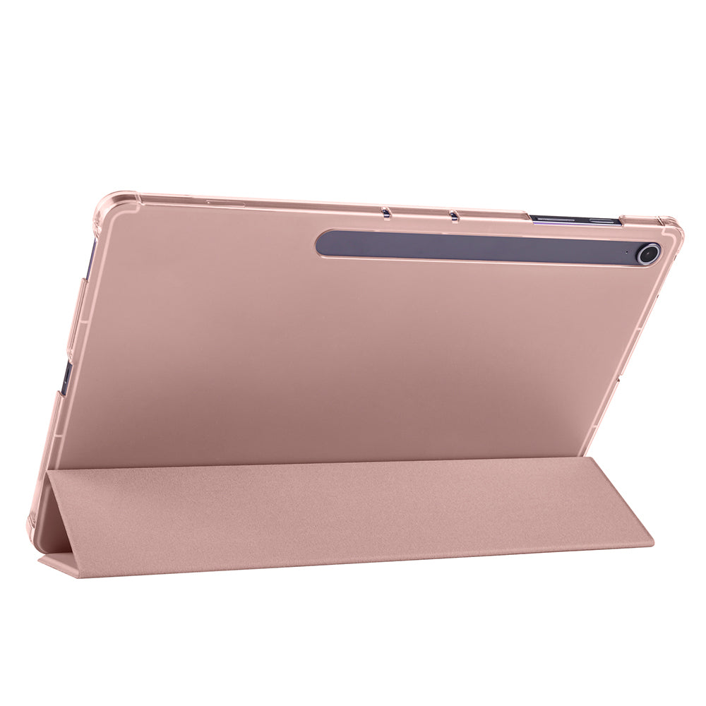 Galaxy Tab S10 FE Plus Zore Smart Cover with Pen Compartment and Stand 1-in-1 Case Lilac