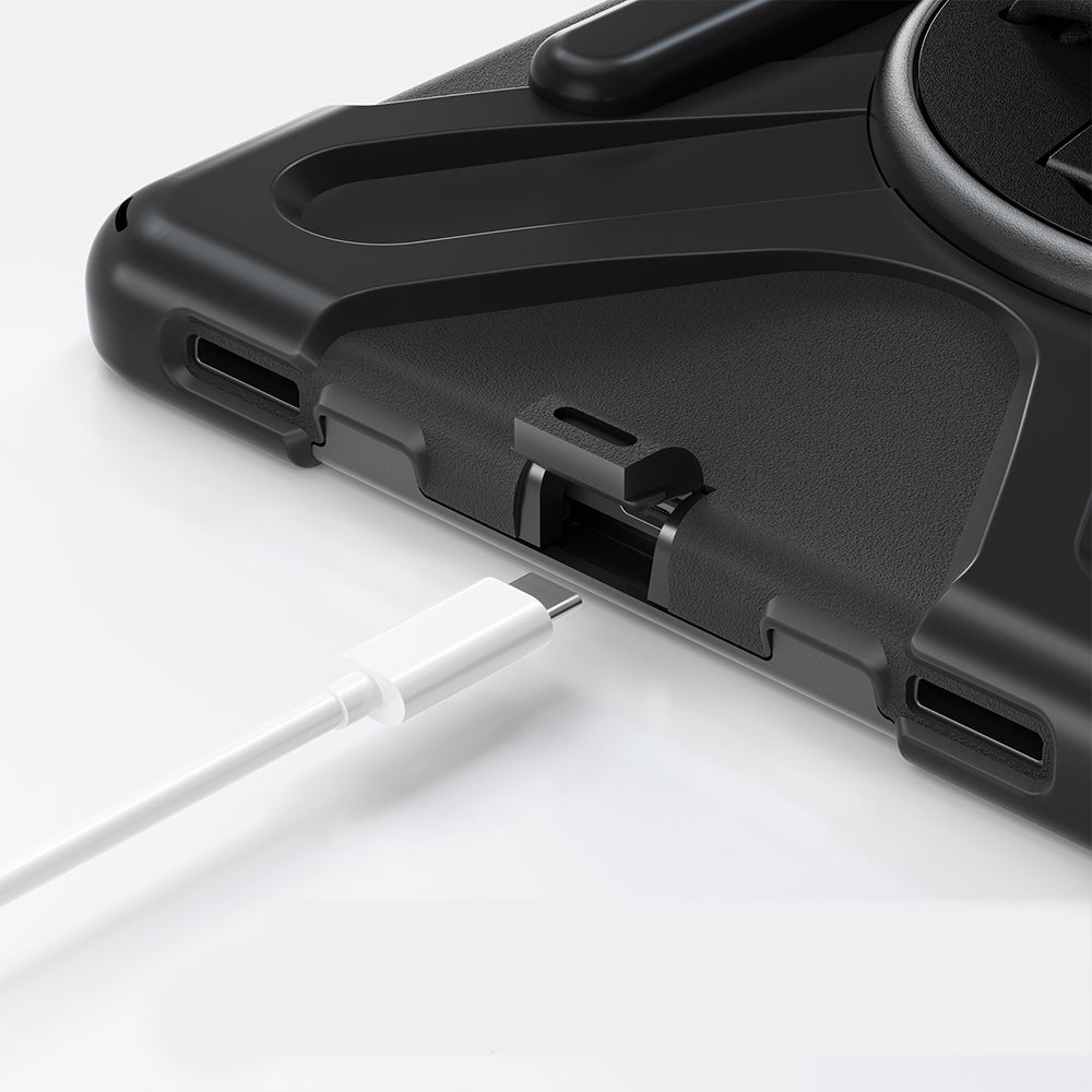 Galaxy Tab S10 FE Zore Defender Tablet Silicone Black 