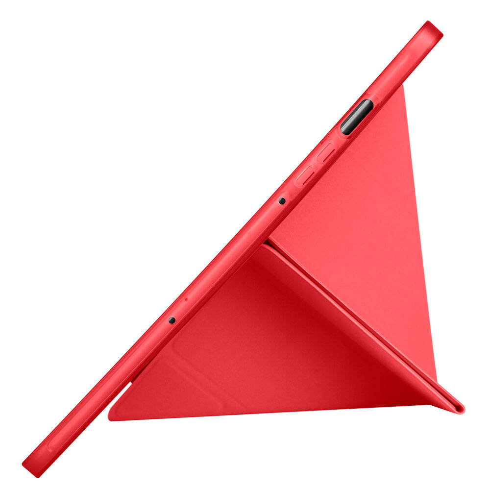 Galaxy Tab S10 Lite Case Zore Tri Folding Stand Case with Pen Compartment Rose Gold 
