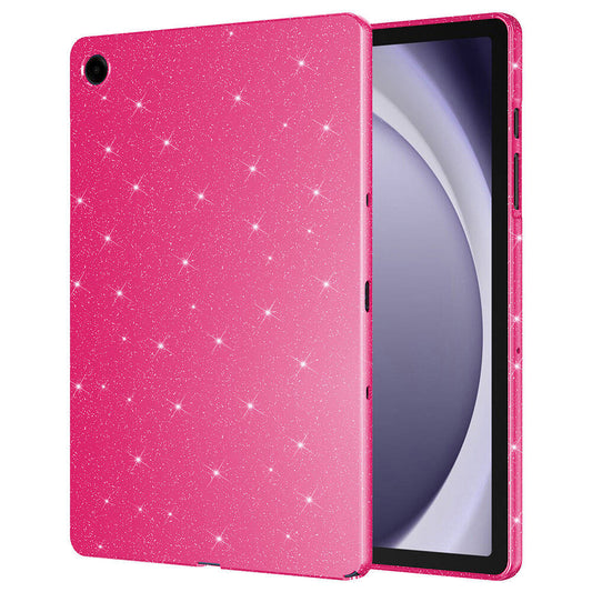 Galaxy Tab S10 Lite Glitter Shiny Look Zore Tablet Cotton Case Pink Dark