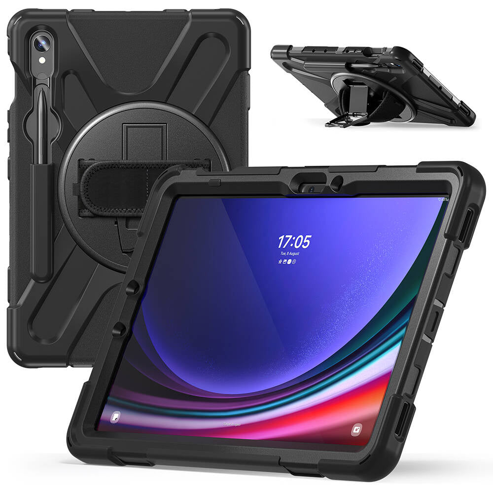 Galaxy Tab S10 Lite Zore Defender Tablet Silikon Siyah