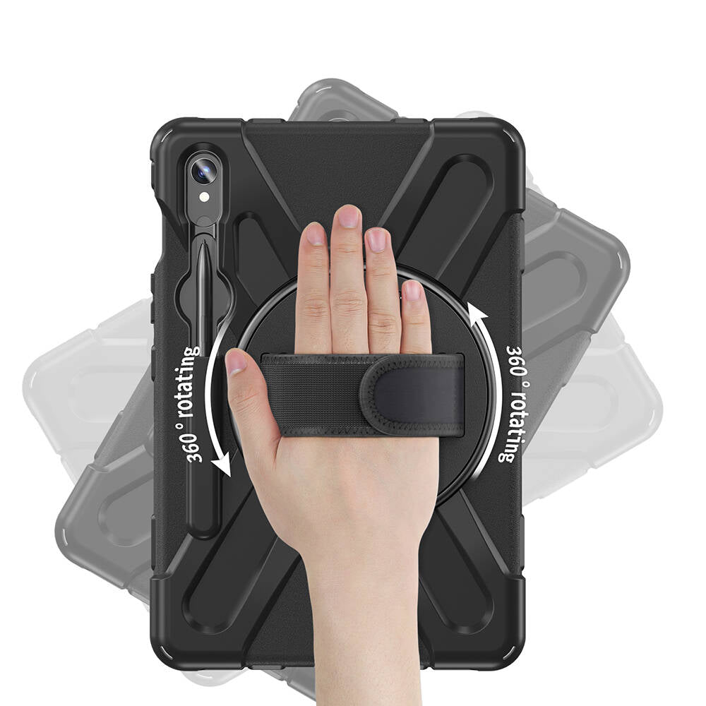 Galaxy Tab S10 Lite Zore Defender Tablet Silikon Siyah