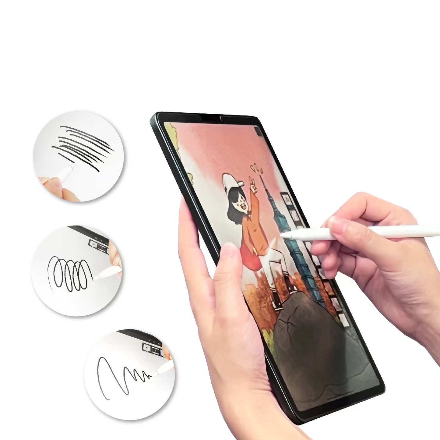 Galaxy Tab S10 Plus Paper-Feel Matte Zore Paper-Like Screen Protector Colorless 