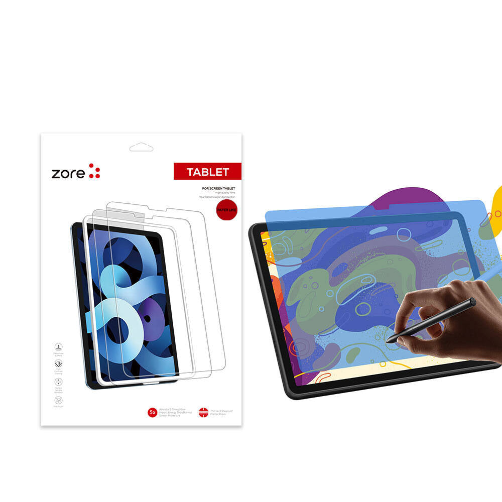 Galaxy Tab S10 Plus Paper-Feel Matte Zore Paper-Like Screen Protector Colorless 