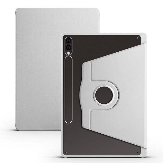 Galaxy Tab S10 Plus Case Zore Thermal Pen Compartment Rotating Stand Case Gray 