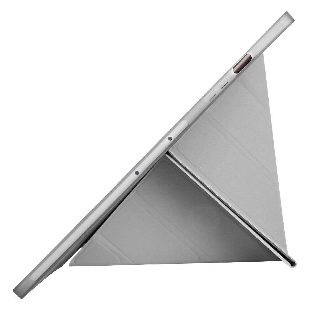 Galaxy Tab S10 Plus Case Zore Tri Folding Stand Case with Pen Compartment Black 
