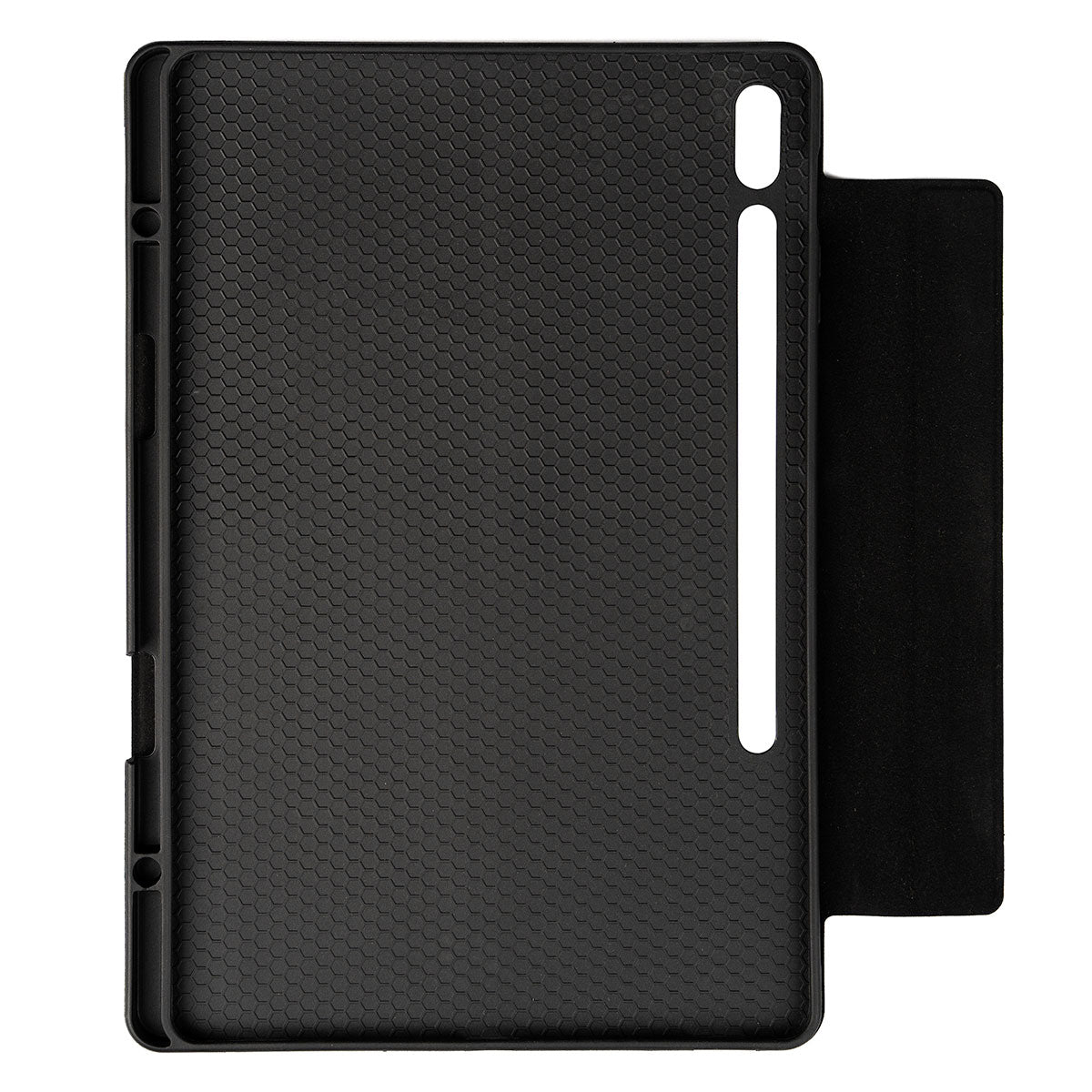 Galaxy Tab S10 Plus Zore Border Keyboard Tablet Case with Bluetooth Connection and Stand, Black 