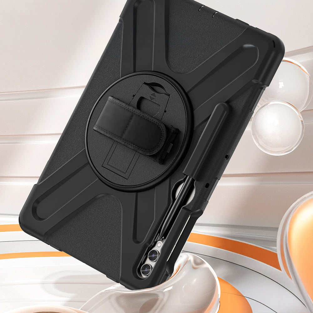 Galaxy Tab S10 Plus Zore Defender Tablet Silikon Siyah