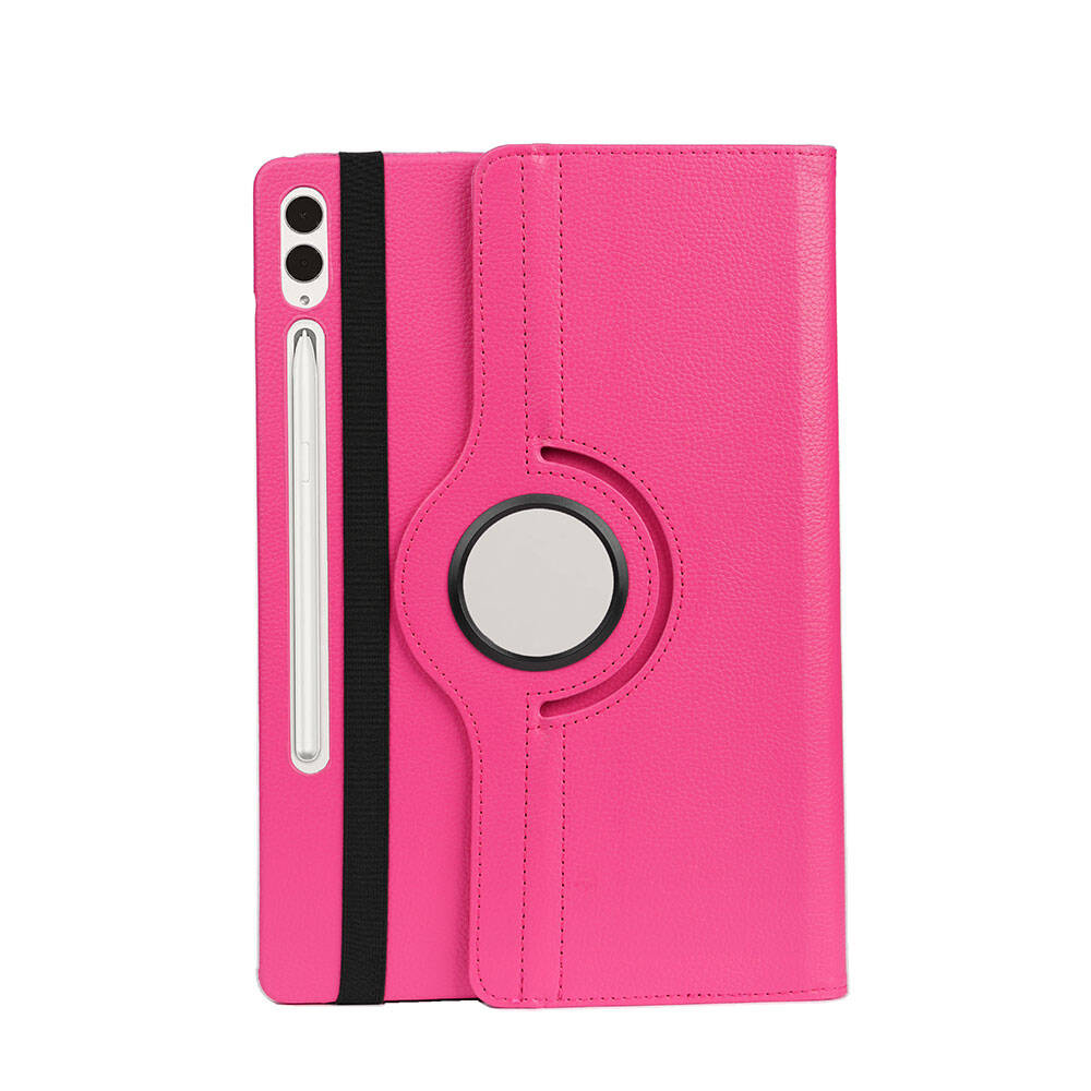 Galaxy Tab S10 Plus Zore Rotating Stand Case Pink