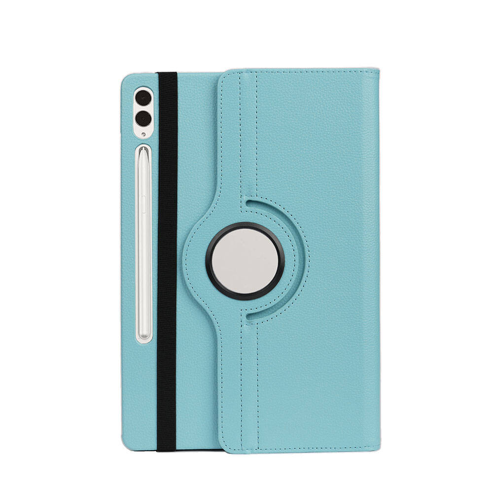 Galaxy Tab S10 Plus Zore Rotating Stand Case Navy Blue