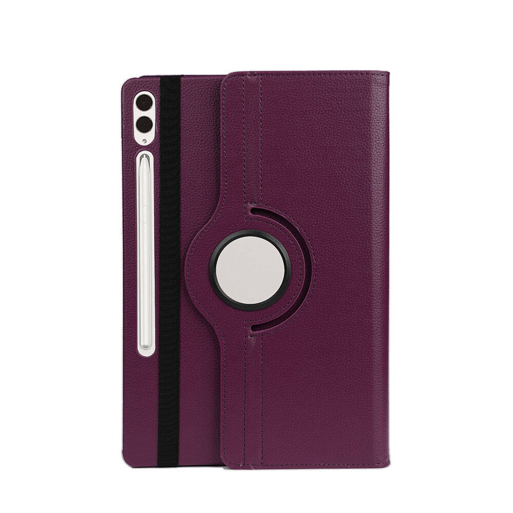 Galaxy Tab S10 Plus Zore Rotating Stand Case Black