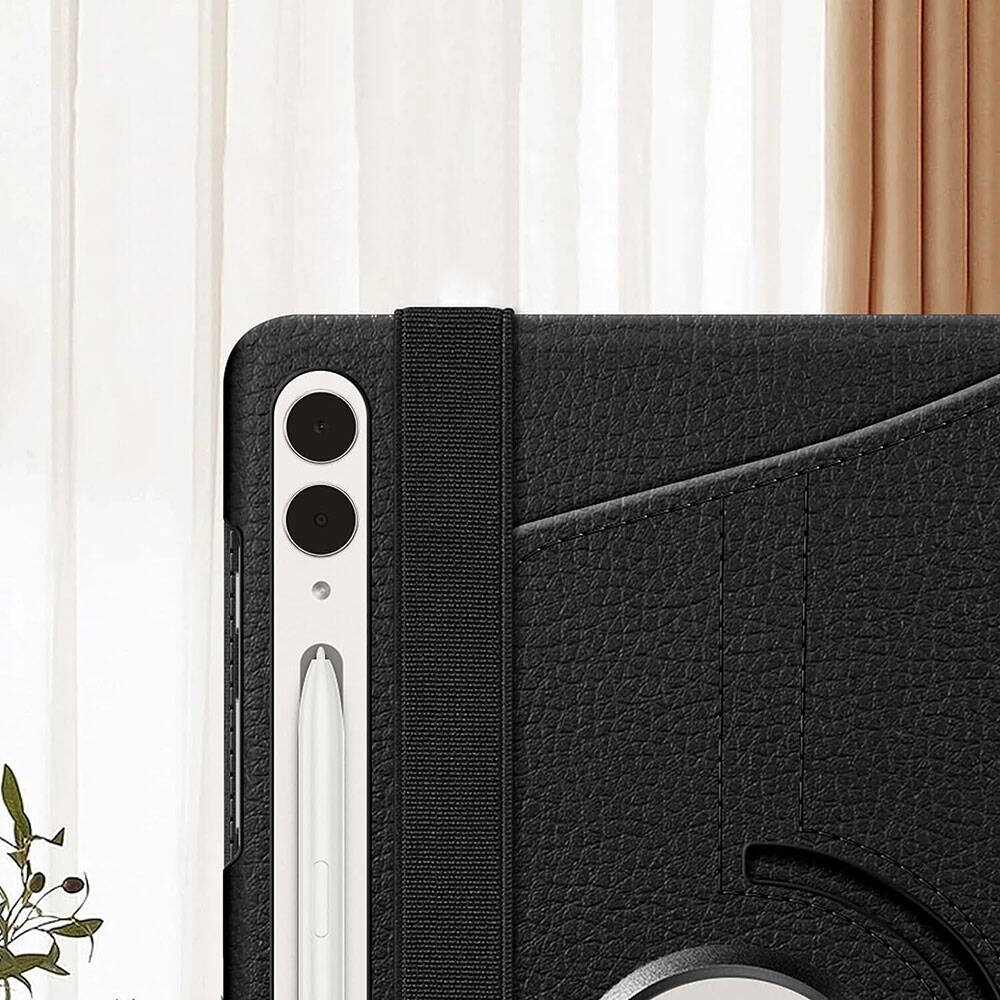 Galaxy Tab S10 Plus Zore Rotating Stand Case Red
