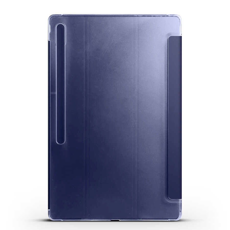 Galaxy Tab S10 Plus Zore Smart Cover Stand 1-in-1 Case Blue