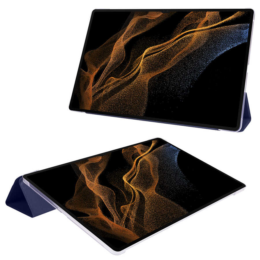 Galaxy Tab S10 Plus Zore Smart Cover Stand 1-in-1 Case Gold