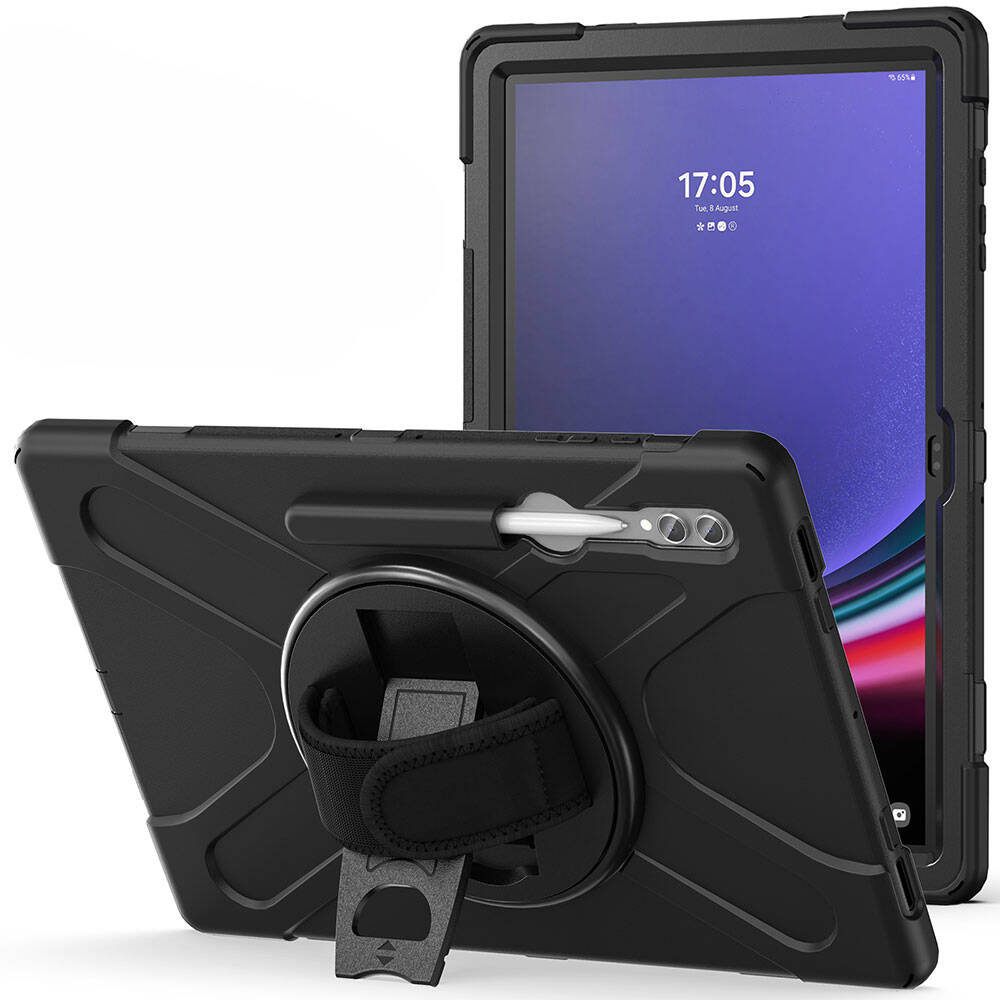 Galaxy Tab S10 Ultra Zore Defender Tablet Silikon Siyah