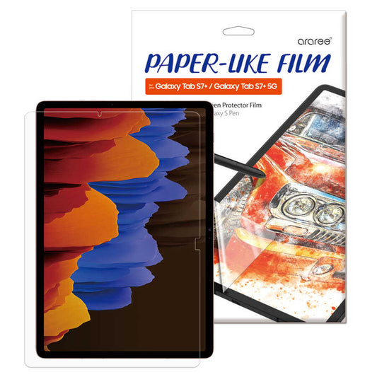 Galaxy Tab S7 Plus T970 Araree Pure Paper Like Screen Protector Colorless 