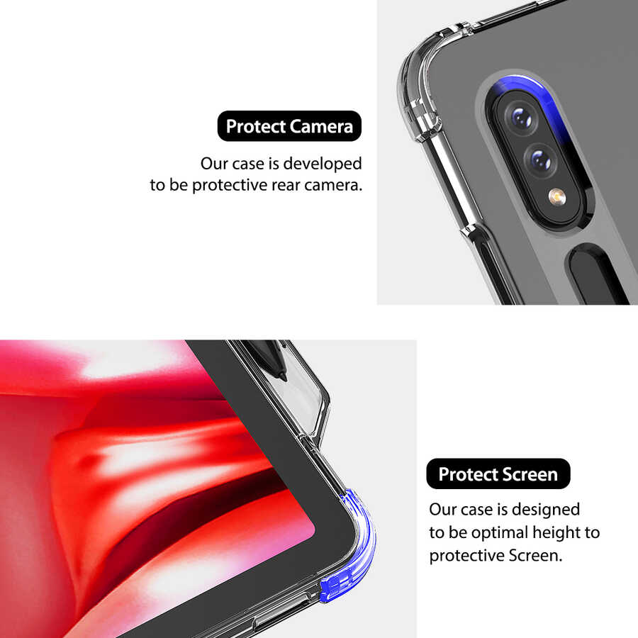 Galaxy Tab S7 T870 Case Araree Mach Cover Colorless 