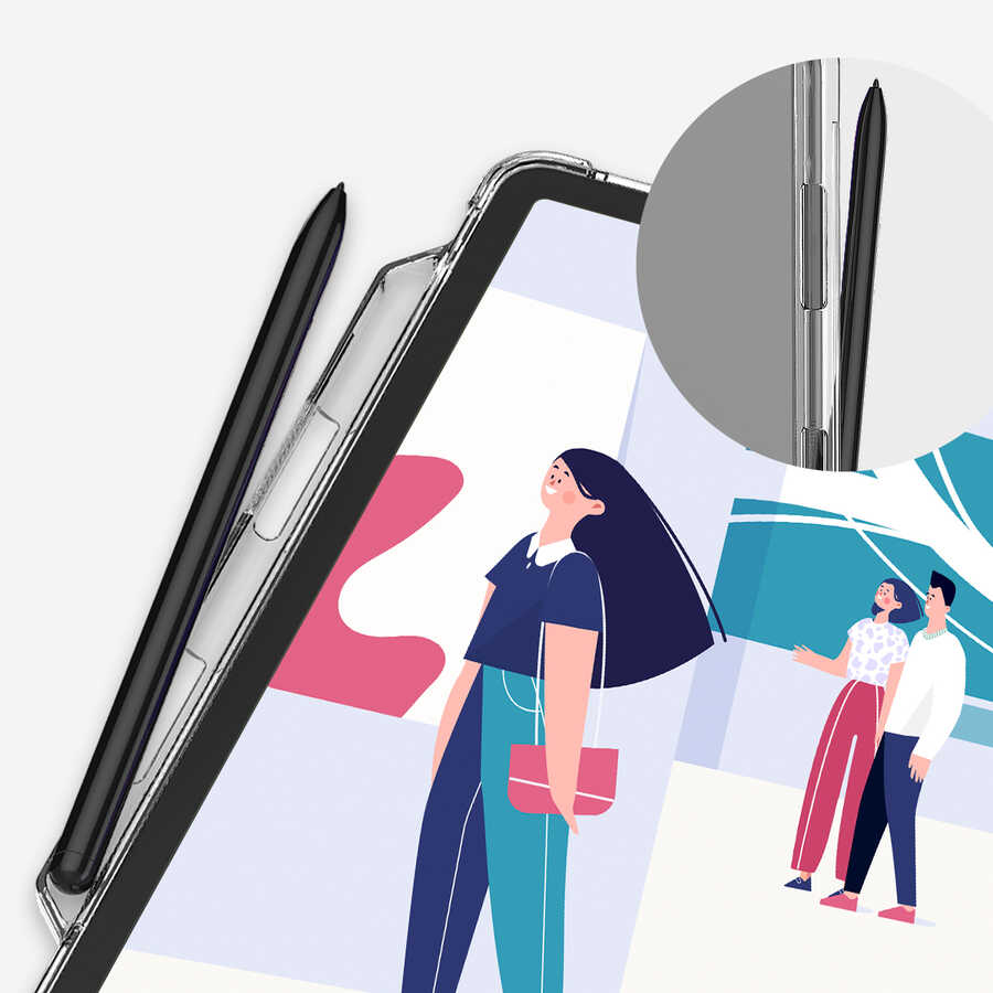 Galaxy Tab S7 T870 Case Araree Mach Cover Colorless 