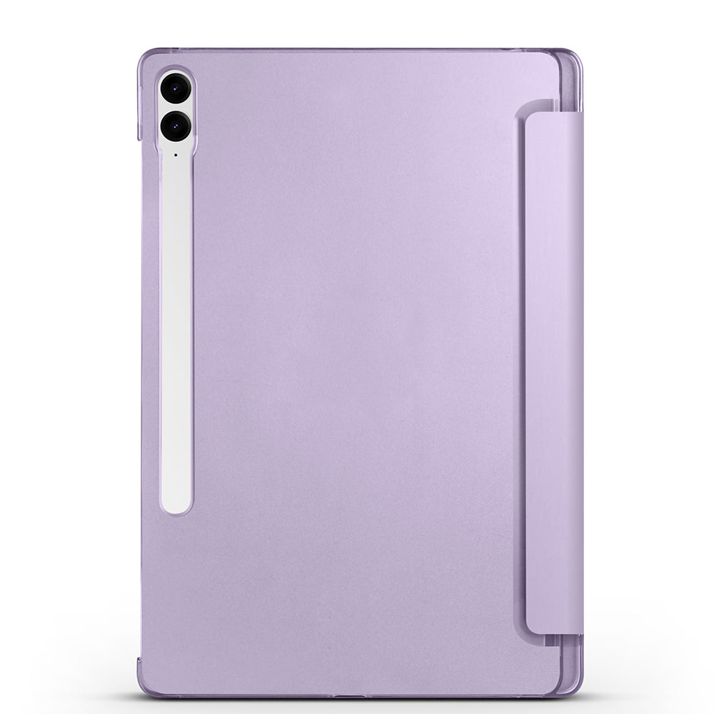 Galaxy Tab S9 FE Plus Zore Smart Cover with Pen Compartment and Stand 1-in-1 Case Lilac