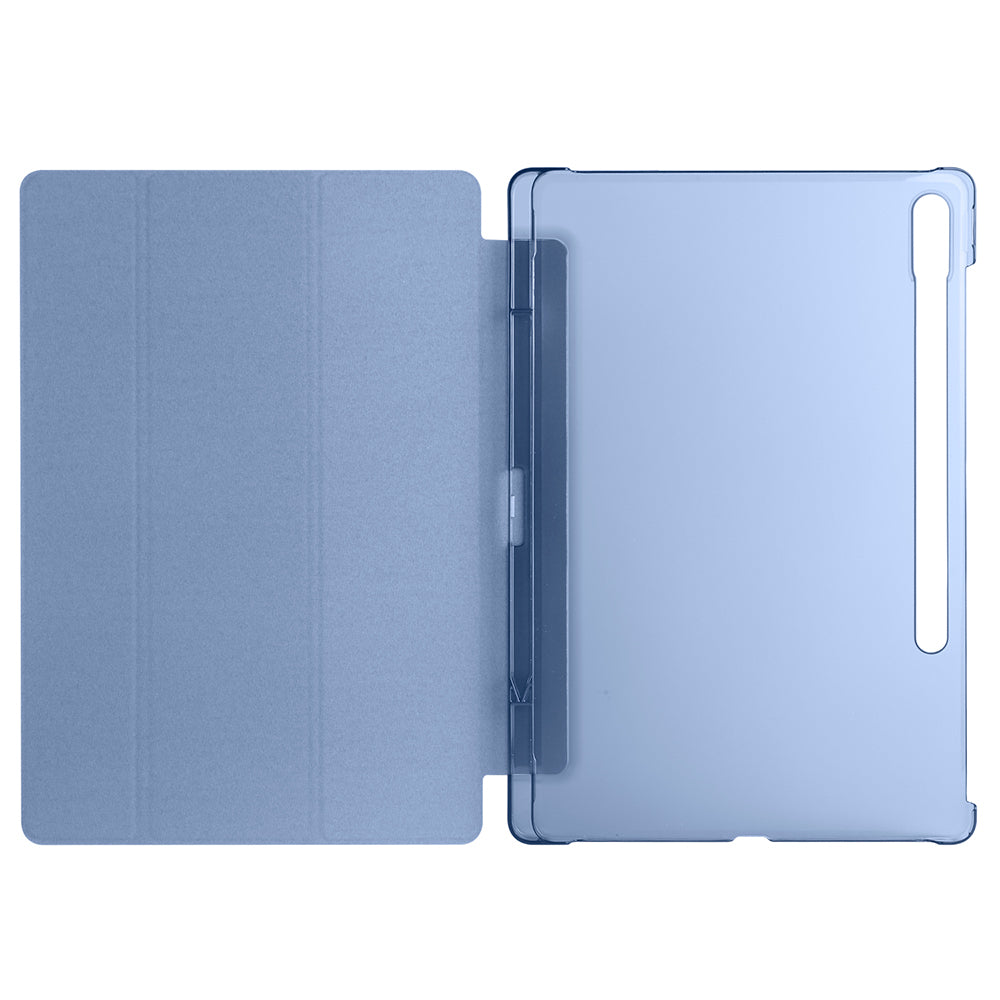 Galaxy Tab S9 FE Plus Zore Smart Cover with Pen Compartment and Stand 1-in-1 Case Lilac