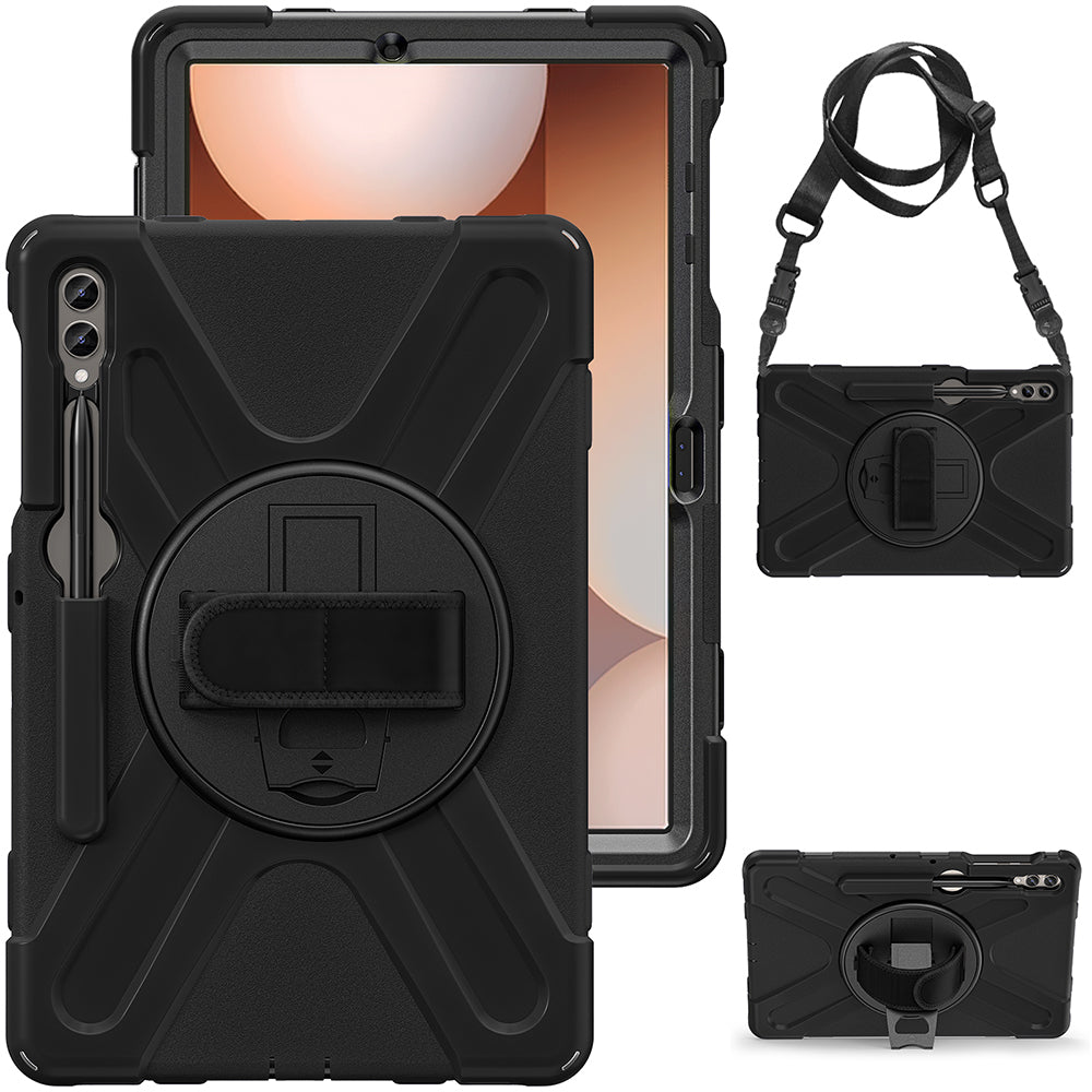 Galaxy Tab S9 Plus Zore Defender Tablet Silikon Siyah