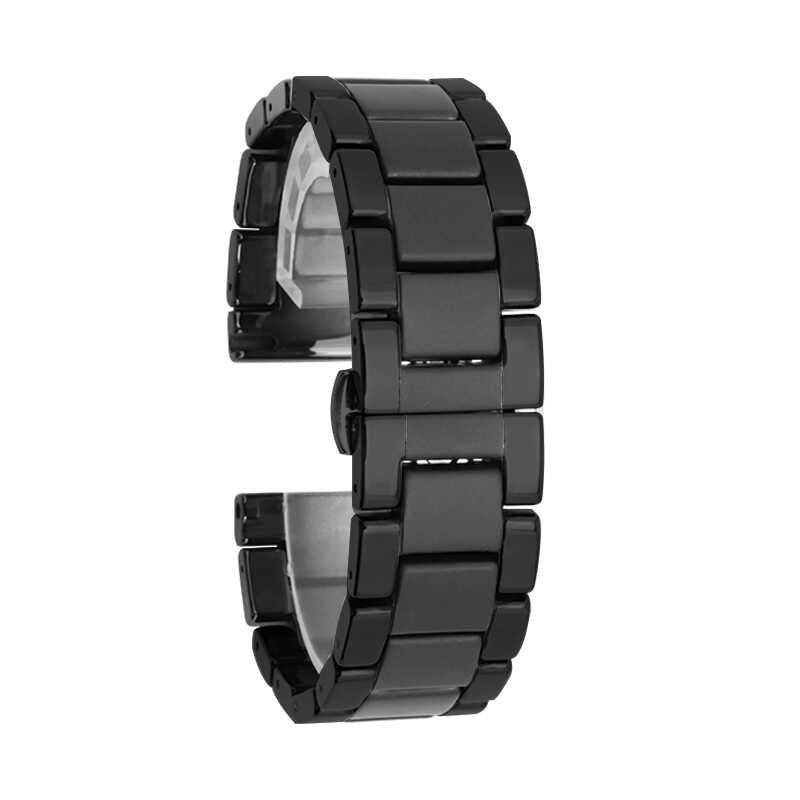 Galaxy Watch 46mm (22mm) Mat Seramik Metal Kordon