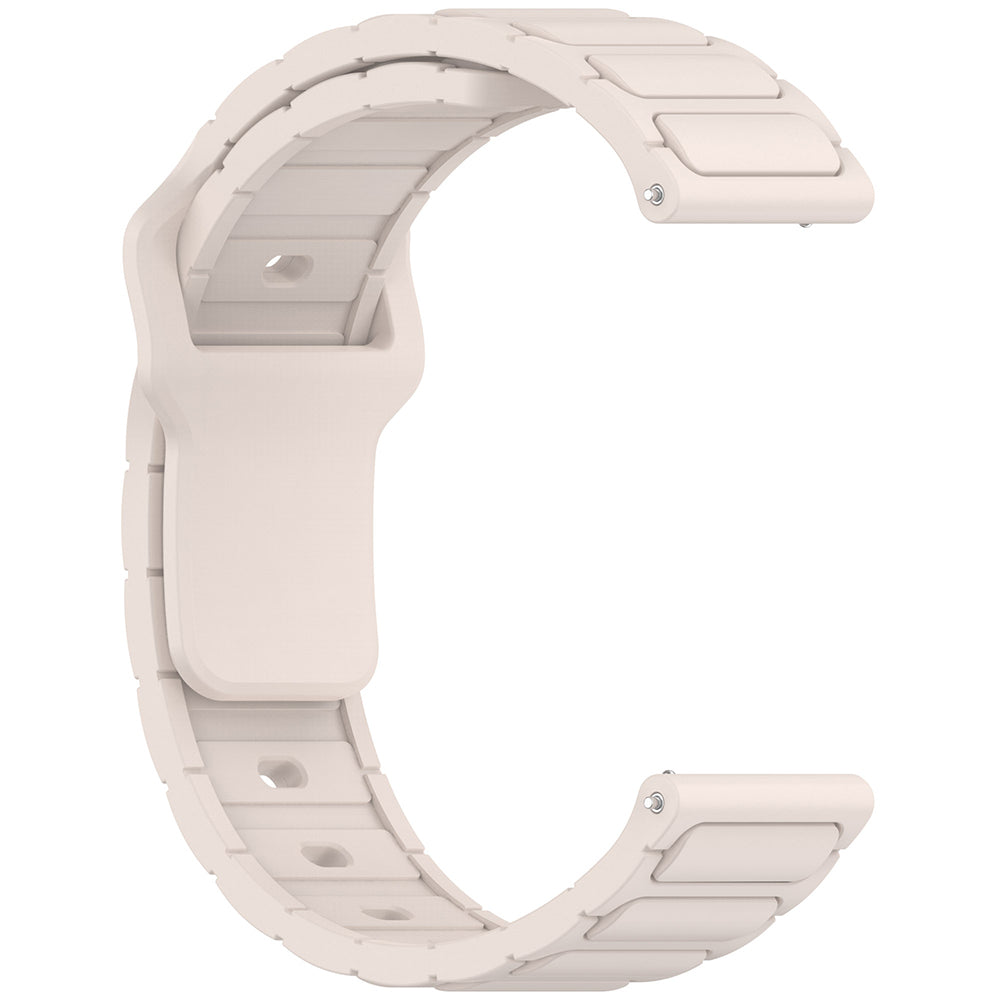 Galaxy Watch 46mm Zore KRD-132 22mm Silikon Kordon Strap Kayış Starlight