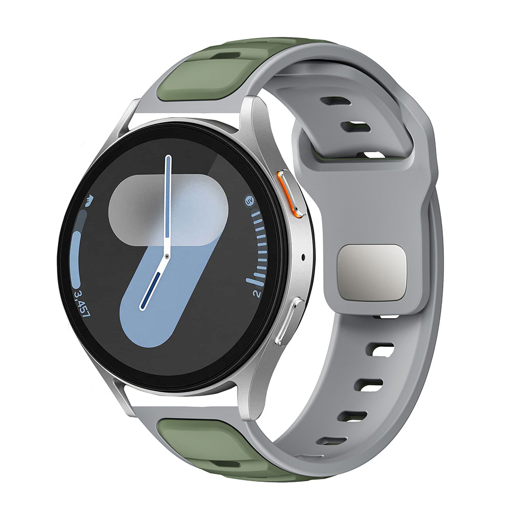 Galaxy Watch 46mm Zore KRD-135 22mm Silicone Band Strap Black 