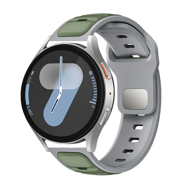 Galaxy Watch 46mm Zore KRD-135 22mm Silikon Kordon Strap Kayış Siyah-Turuncu