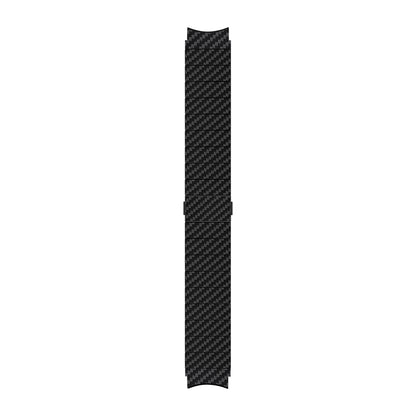 Galaxy Watch 6 40mm Karbon Fiber Pitaka Modern Serisi Black-Grey Twill Kordon Siyah-Gri
