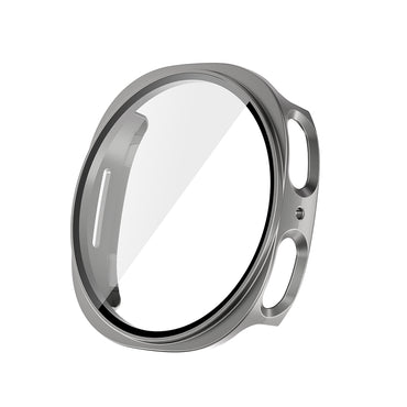 Galaxy Watch 8 40mm Hard PC Case and Screen Protector Zore Watch Gard 38 Silver 