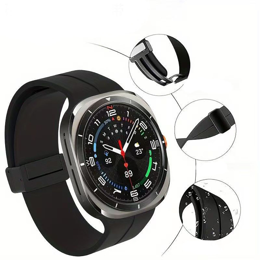 Galaxy Watch 8 44mm KRD-84 22mm Silikon Kordon Lila