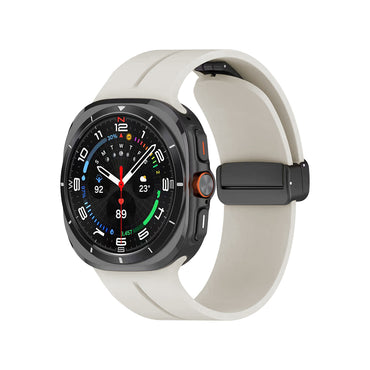 Galaxy Watch 8 44mm KRD-84 22mm Silicone Strap Black 