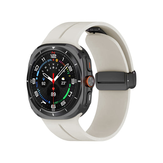 Galaxy Watch 8 44mm KRD-84 22mm Silicone Band Starlight 