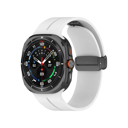 Galaxy Watch 8 44mm KRD-84 22mm Silicone Strap White 