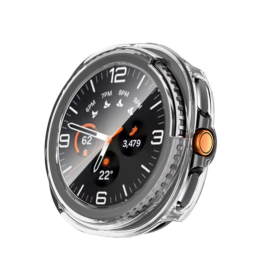 Galaxy Watch 8 Classic 46mm Hard PC Case and Screen Protector Zore Watch Gard 39 Transparent 