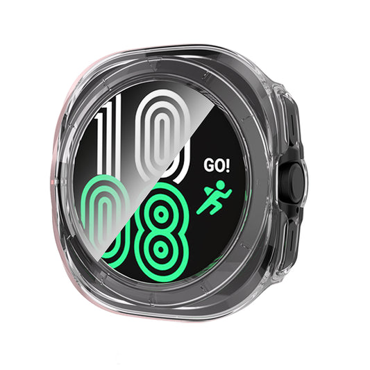 Galaxy Watch 8 Ultra Case and Screen Protector Zore Watch Gard 40 Transparent 