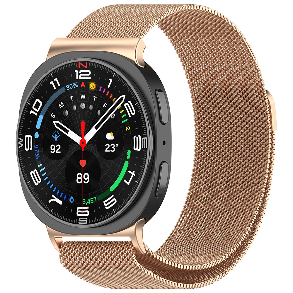 Galaxy Watch 8 Zore KRD-01 Metal Band Pink