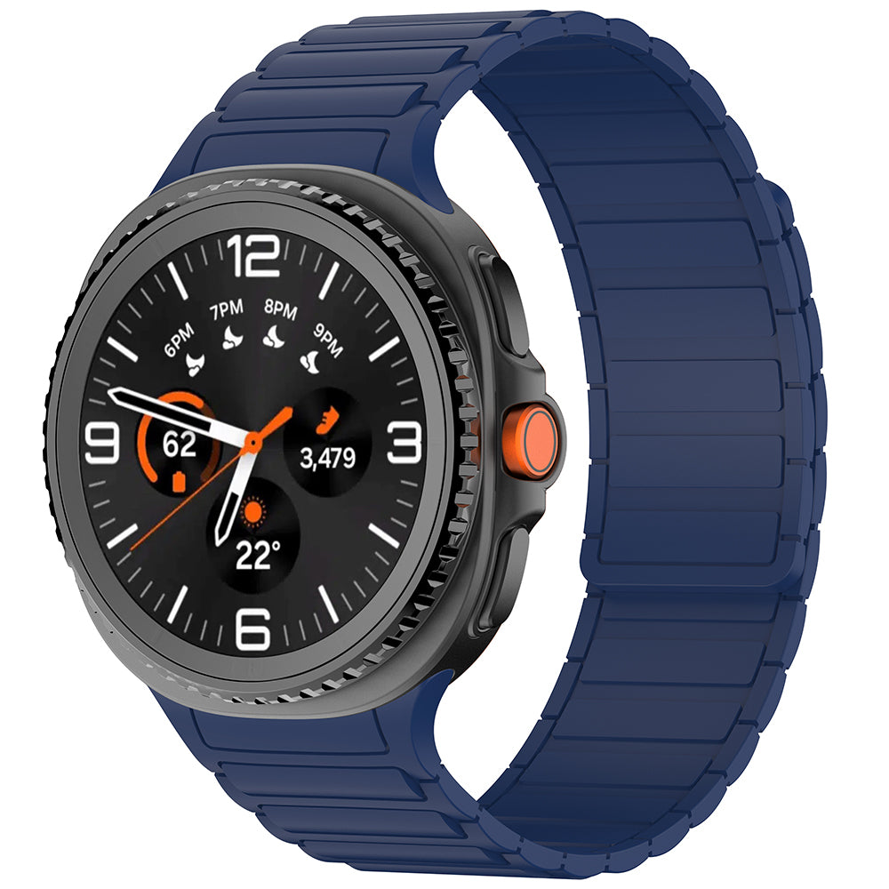 Galaxy Watch 8 Zore KRD-146 Silicone Band Strap Starlight-Orange 